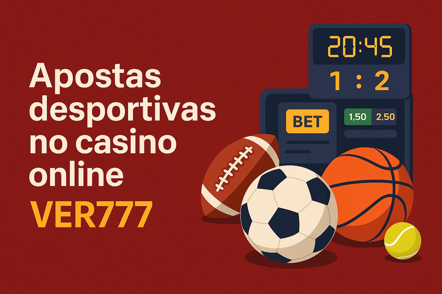 Apostas esportivas no cassino online VER777